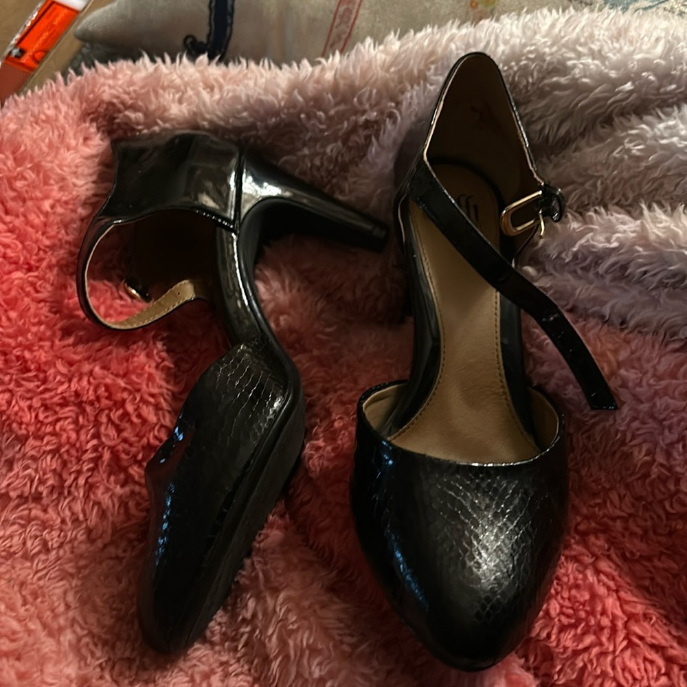 Black high heels